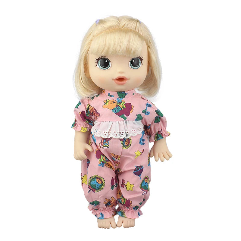 2023 Top Doll Clothes Suit  For 12 Inch 30CM Baby Alive Doll Toys Crawling Doll Accessories