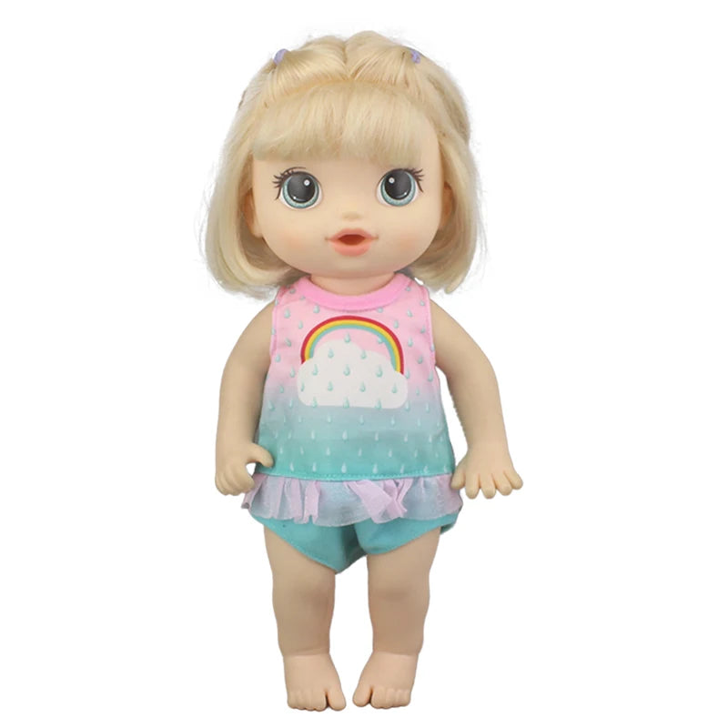 2023 Top Doll Clothes Suit  For 12 Inch 30CM Baby Alive Doll Toys Crawling Doll Accessories