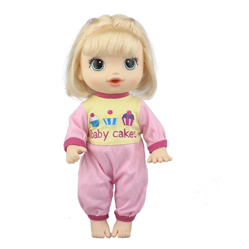 2023 Top Doll Clothes Suit  For 12 Inch 30CM Baby Alive Doll Toys Crawling Doll Accessories