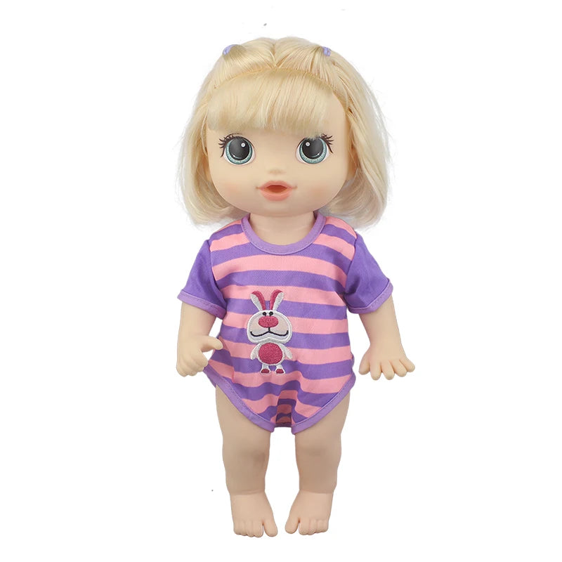 2023 Top Doll Clothes Suit  For 12 Inch 30CM Baby Alive Doll Toys Crawling Doll Accessories