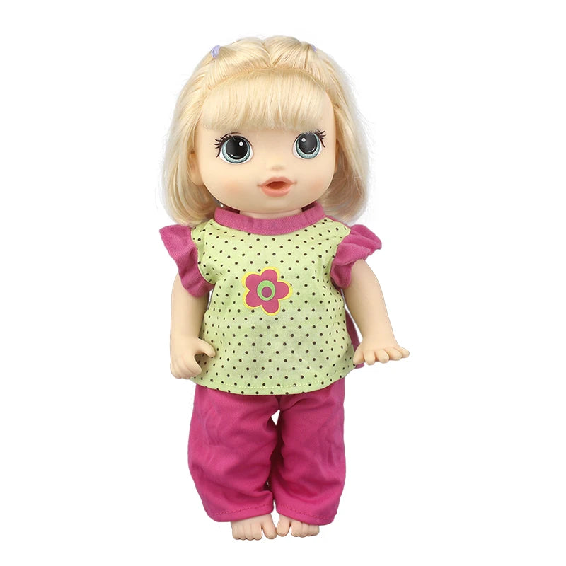 2023 Top Doll Clothes Suit  For 12 Inch 30CM Baby Alive Doll Toys Crawling Doll Accessories