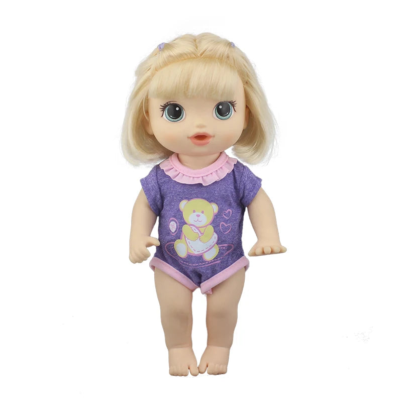 2023 Top Doll Clothes Suit  For 12 Inch 30CM Baby Alive Doll Toys Crawling Doll Accessories