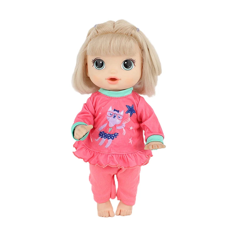 2023 Top Doll Clothes Suit  For 12 Inch 30CM Baby Alive Doll Toys Crawling Doll Accessories