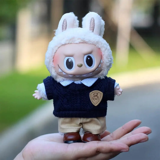 17cm Mini Plush Doll'S Clothes Outfit Accessories For Korea Kpop Exo Labubu Idol Travel suit Clothing Gift